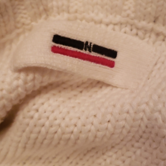 SOLD Nautica Wool Stripe Red Piping Sweater - Picture 7 of 8